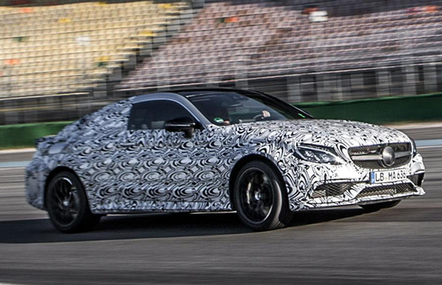 Mercedes показа AMG C63 Coupe с камуфлаж