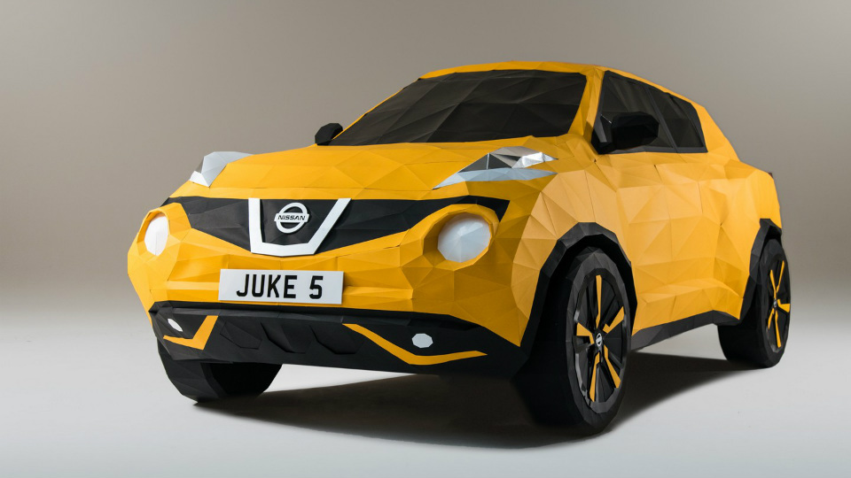 Nissan направи Juke от оригами
