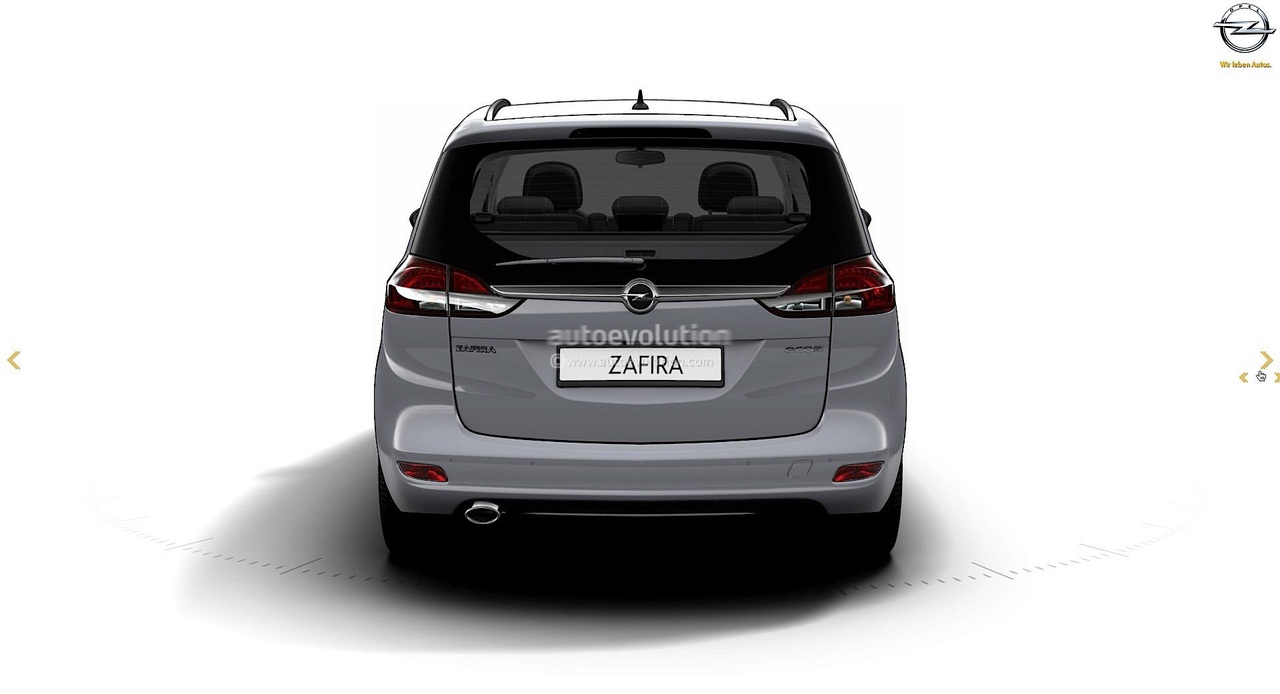 GM по погрешка показа обновената Opel Zafira