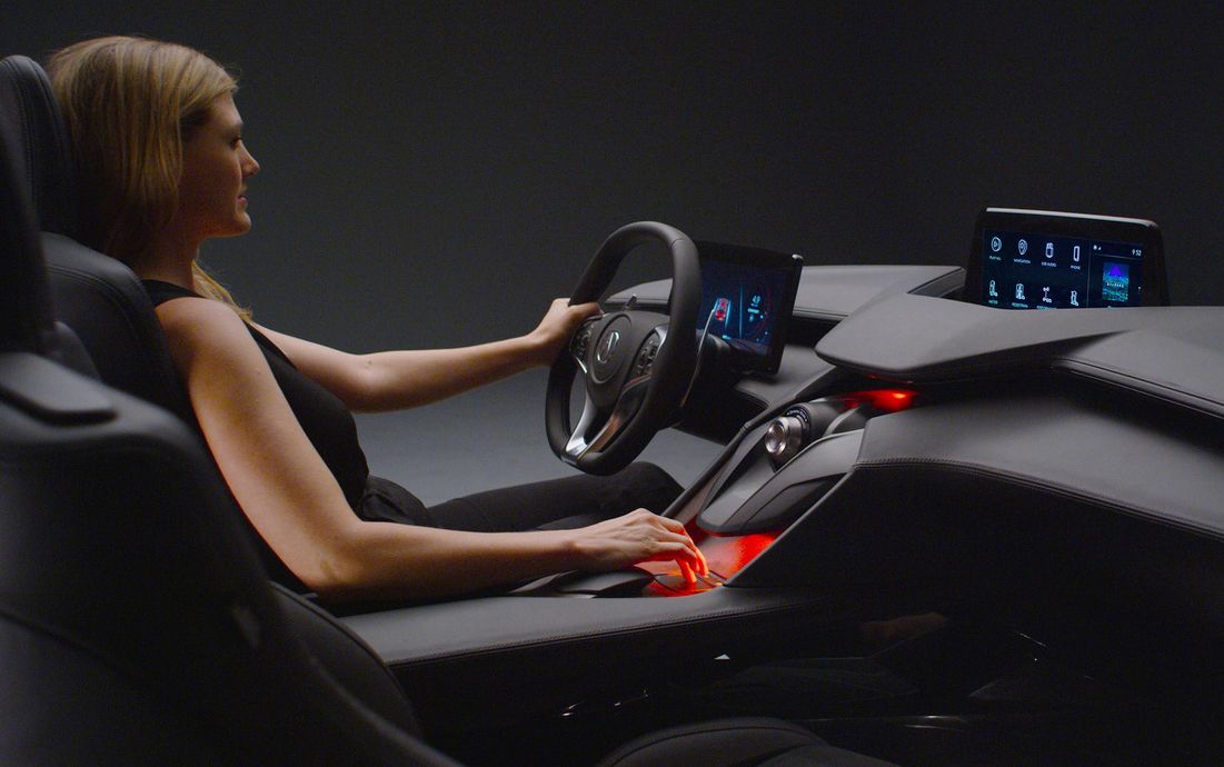 Acura показа интериора на бъдещето