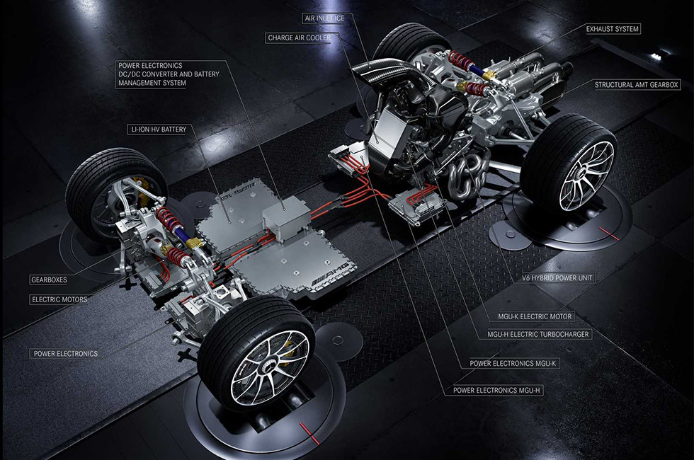 Mercedes-AMG показа двигателя на хиперколата си