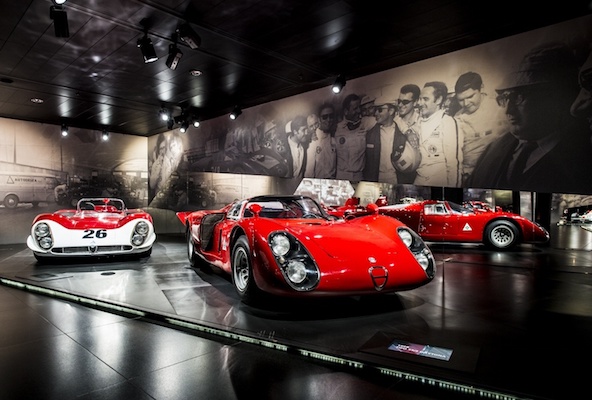 Как изглежда музеят на Alfa Romeo отвътре