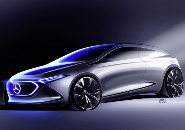 Mercedes-Benz показа дизайна на електрически хечбек