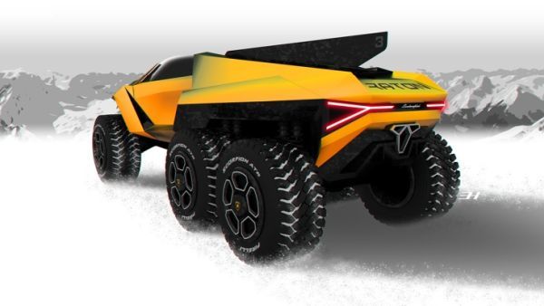 Lamborghini Raton – екстремен всъдеход с 6 колела
