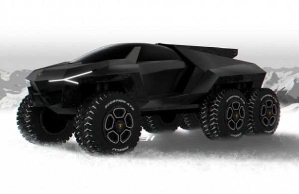 Lamborghini Raton – екстремен всъдеход с 6 колела