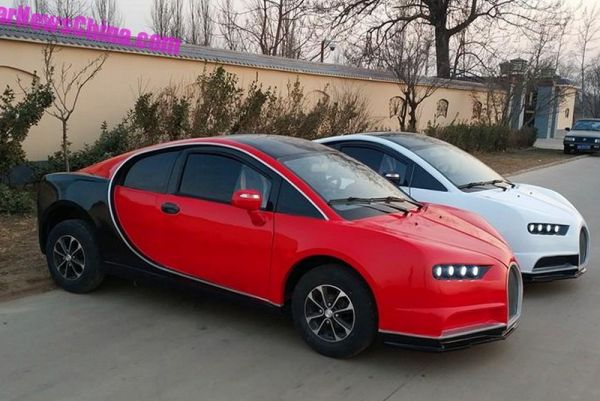 Китайски клонинг на Bugatti Chiron струва 5000 долара