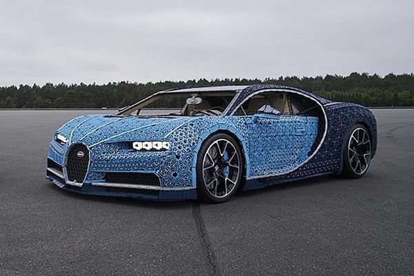LEGO направи пълноразмерен Bugatti Chiron (ВИДЕО)