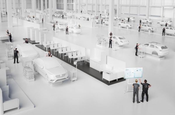 Mercedes-Benz показа завода на бъдещето (ВИДЕО)