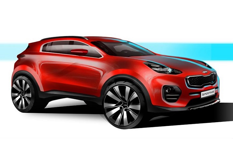 Първи снимки на новото поколение Kia Sportage Първи снимки на новото поколение Kia Sportage