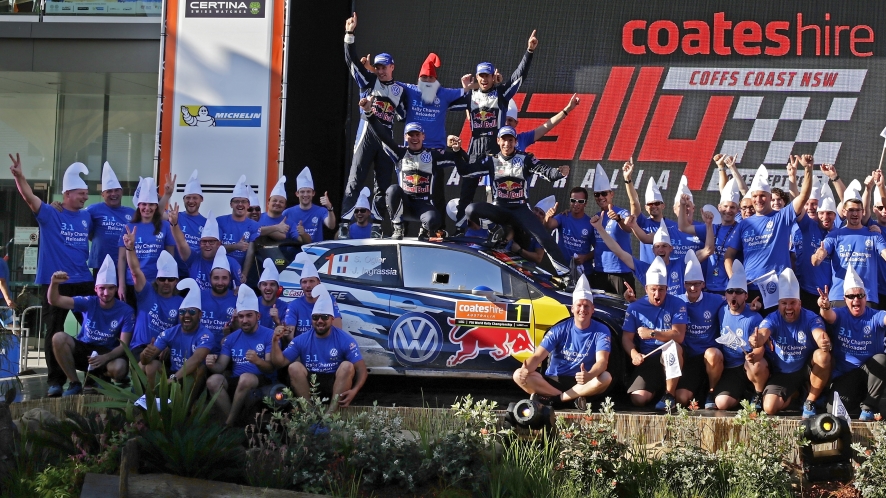 Ожие спечели трета световна рали-титла Ожие спечели трета световна рали-титла