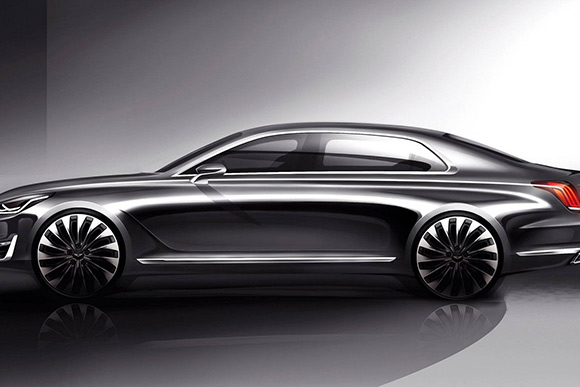 Hyundai разкри дизайна на новия си флагман