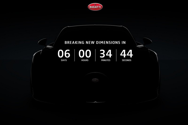 6 дни до премиерата на Bugatti Chiron