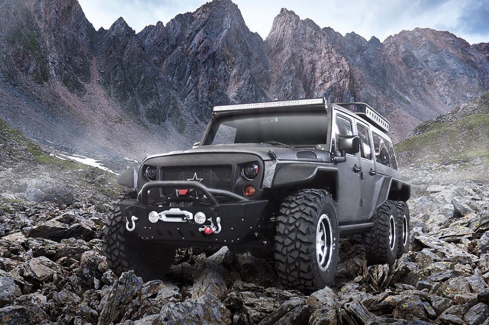Jeep Wrangler вече като 6х6 пикап Jeep Wrangler вече като 6х6 пикап