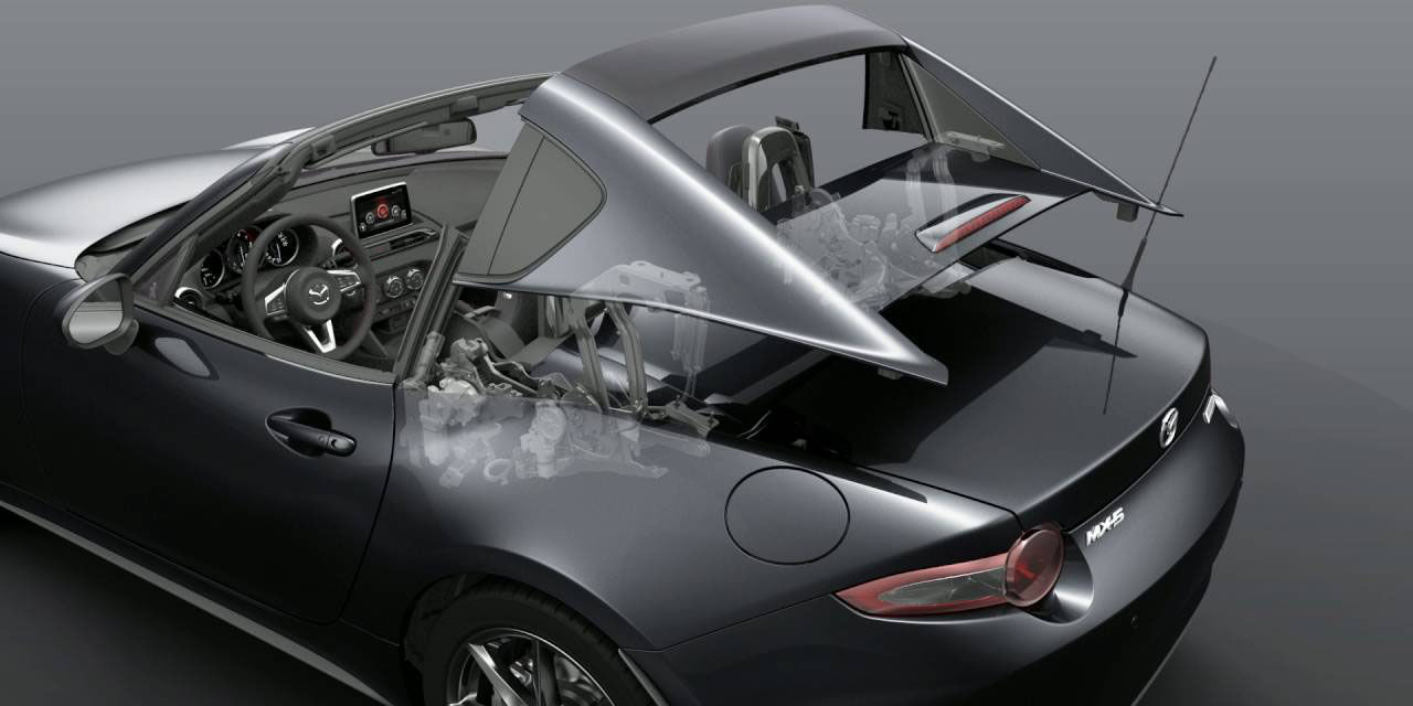 Новата Mazda MX-5 RF е като умалено Porsche 911 Targa (Видео) Новата Mazda MX-5 RF е като умалено Porsche 911 Targa (Видео)