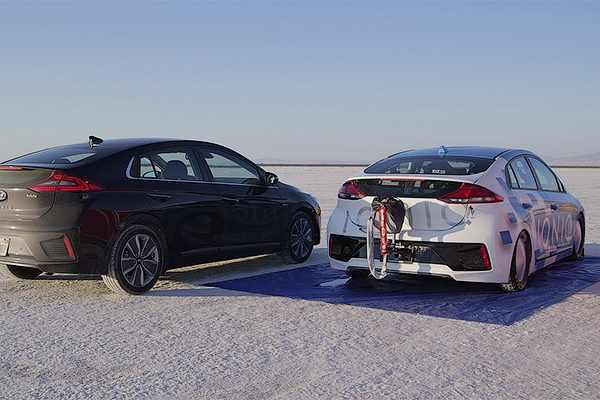 Hyundai Ionic стана най-бързият хибрид в света Hyundai Ionic стана най-бързият хибрид в света