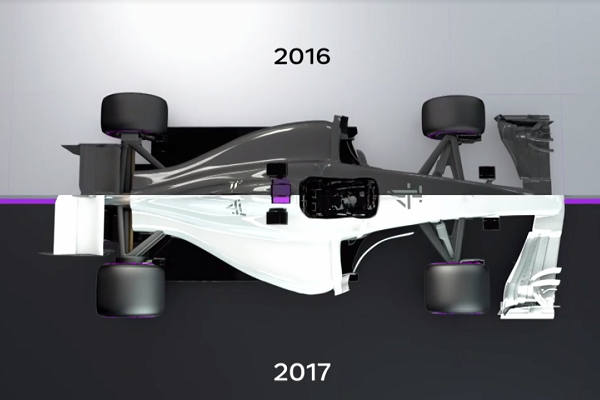 Ето как ще се променят болидите от Формула 1 през 2017 г.