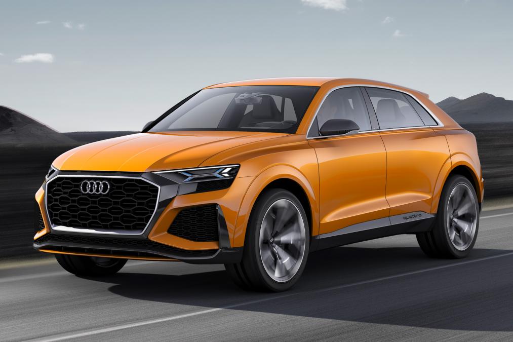 Audi показа прототип на спортния кросоувър SQ8 Audi показа прототип на спортния кросоувър SQ8