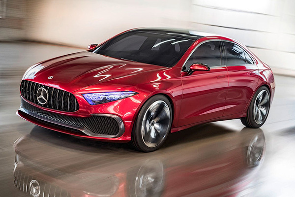 Атрактивният Mercedes Concept A Sedan дебютира в Шанхай Атрактивният Mercedes Concept A Sedan дебютира в Шанхай