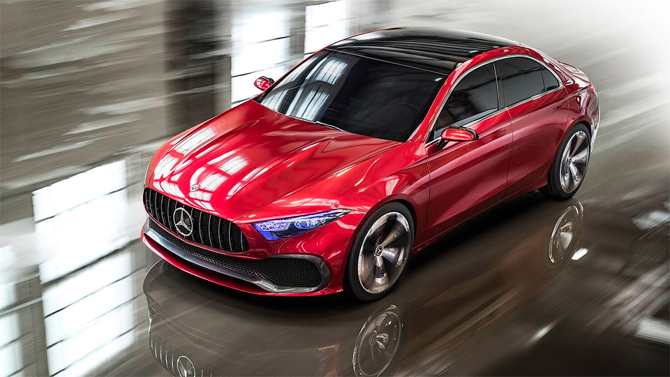 Атрактивният Mercedes Concept A Sedan дебютира в Шанхай Атрактивният Mercedes Concept A Sedan дебютира в Шанхай