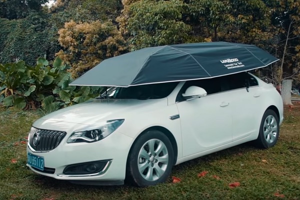 Американци измислиха тента за кола с дистанционно Американци измислиха тента за кола с дистанционно