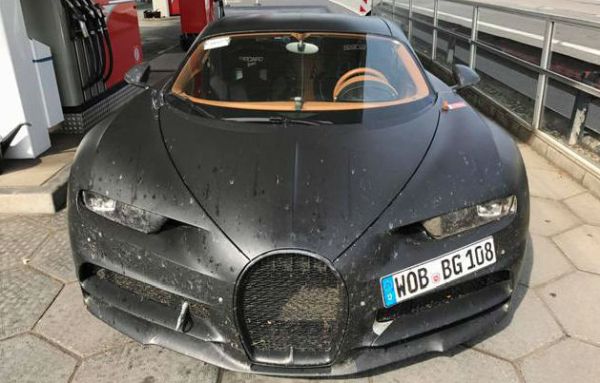 Bugatti chiron нюрбургринг