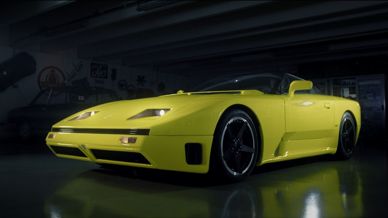Iso Grifo 90: Жълт италиански звяр с двигател на Corvette