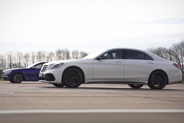 Mercedes-AMG S63 срещу BMW M760i – кой е по-бърз? (ВИДЕО)