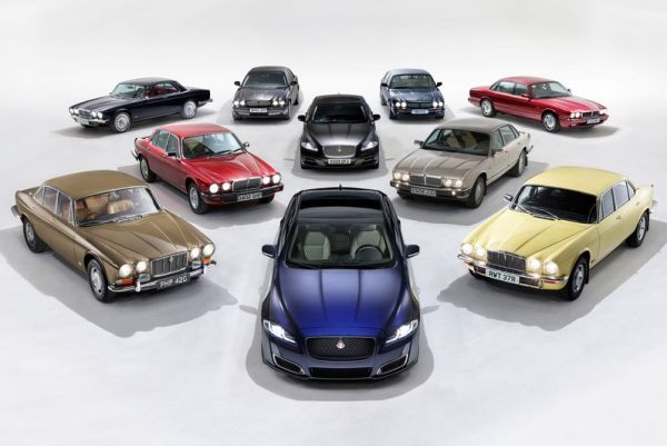 50-годишната еволюция на Jaguar XJ в двуминутен клип (ВИДЕО)