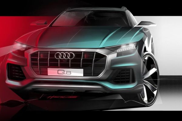 Audi показа лицето на серийното Q8