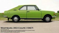 Знаехте ли, че Wartburg 353 е трябвало да получи версия Coupe?