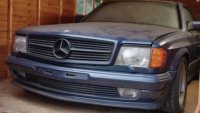 Mercedes-Benz 500 SEC AMG запали от раз след 17 години престой