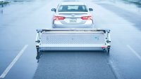 Toyota създаде гигантска &bdquo;гъба&ldquo;, за да пребори дъжда на тестовата писта