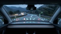 Иновативни прозрачни дисплеи с изкуствен интелект променят шофирането