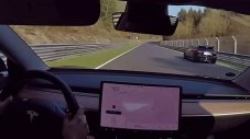 Най-бързата Tesla Model 3 се пробва на "Нюрбургринг" (ВИДЕО)