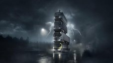 Volvo направи кула от 4 камиона