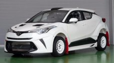 Toyota C-HR бе превърната в рали-болид