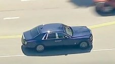 Вижте как крадец на Rolls-Royce избяга от полицейско преследване