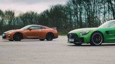 Nissan GT-R срещу Mercedes-AMG GT R: кой кого? (ВИДЕО)