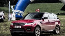Range Rover Sport се направи на скиор