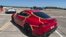 Взета под наем Toyota Supra пострада при опит за рекорд за скорост