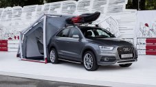 Audi оборудва Q3 с палатка