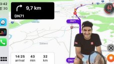 Роджър&nbsp;Федерер&nbsp;влиза в&nbsp;Waze