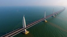 В Китай откриха най-големия морски мост в света (ВИДЕО)