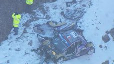 Вижте как за секунди хибридният WRC-автомобил става за скрап