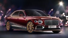 Дядо Коледа се качва на Bentley Flying Spur V8