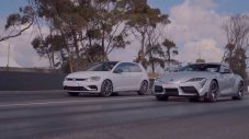 Toyota Supra премери сили с Volkswagen Golf R