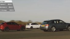 Кой е по-бърз - Bentley Bentayga, Porsche Cayenne Turbo или Alfa Romeo Stelvio Q? 