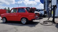 В Украйна направиха електрически Trabant