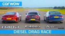 Битката на дизелите - Audi A8, Mercedes E400 или BMW 8-Series? 