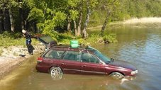 Subaru запали след 3 месеца във вода